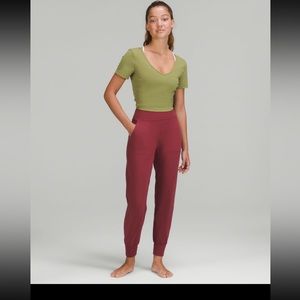 High rise align joggers